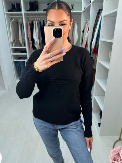 Luna Stitch Star Design Knit Jumper
