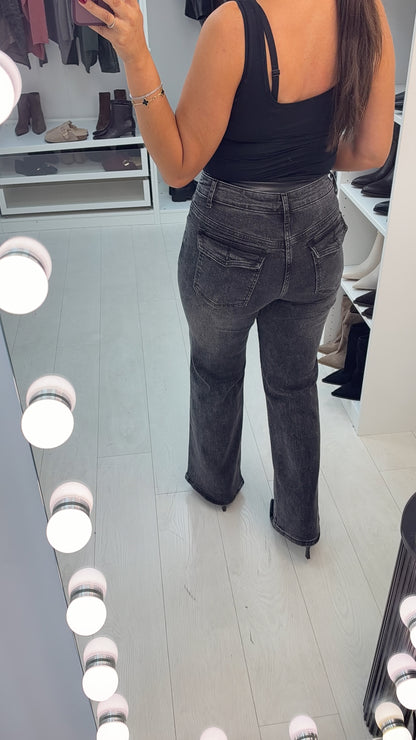 Ottilie High Waisted Wide Leg Jeans