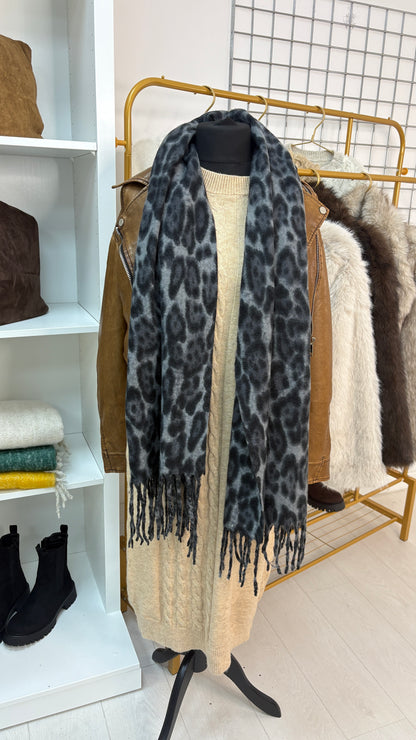 Dania Leopard Pattern Super Soft Scarf