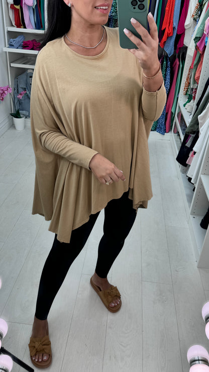 Lesley Plain Asymmetric Lightweight Top