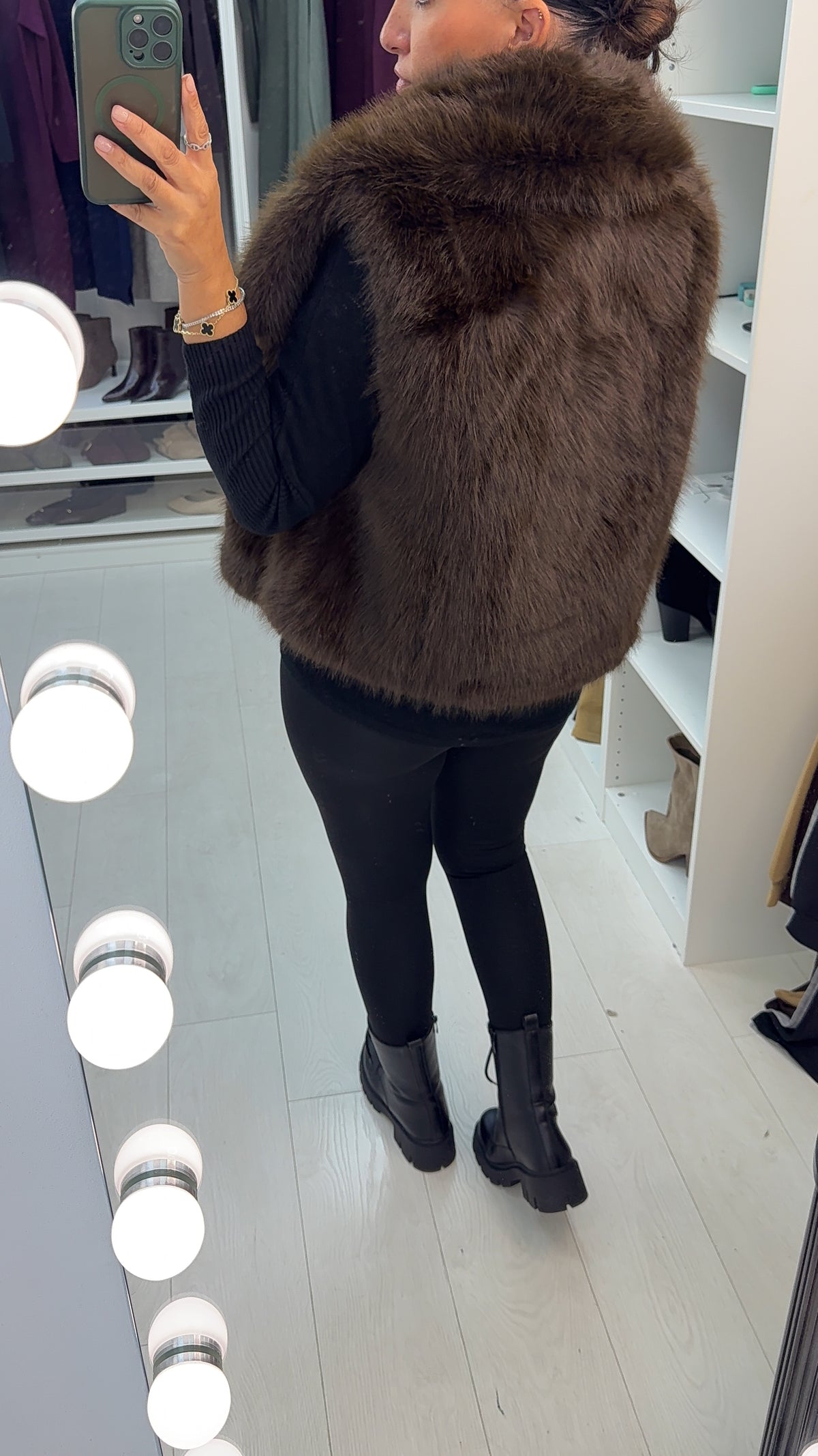 Adeline Faux Fur Reversible Gilet
