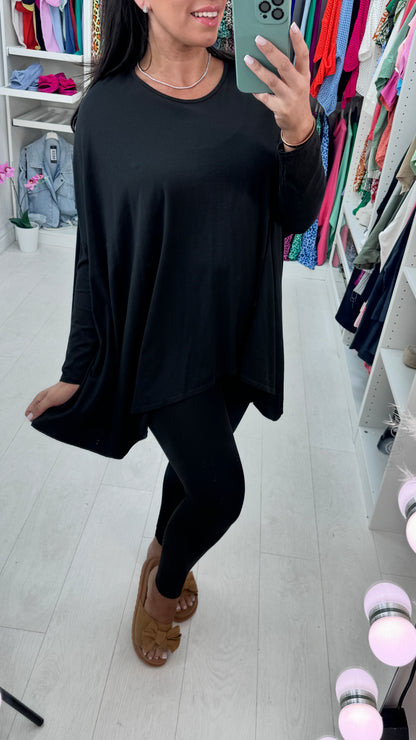 Lesley Plain Asymmetric Lightweight Top