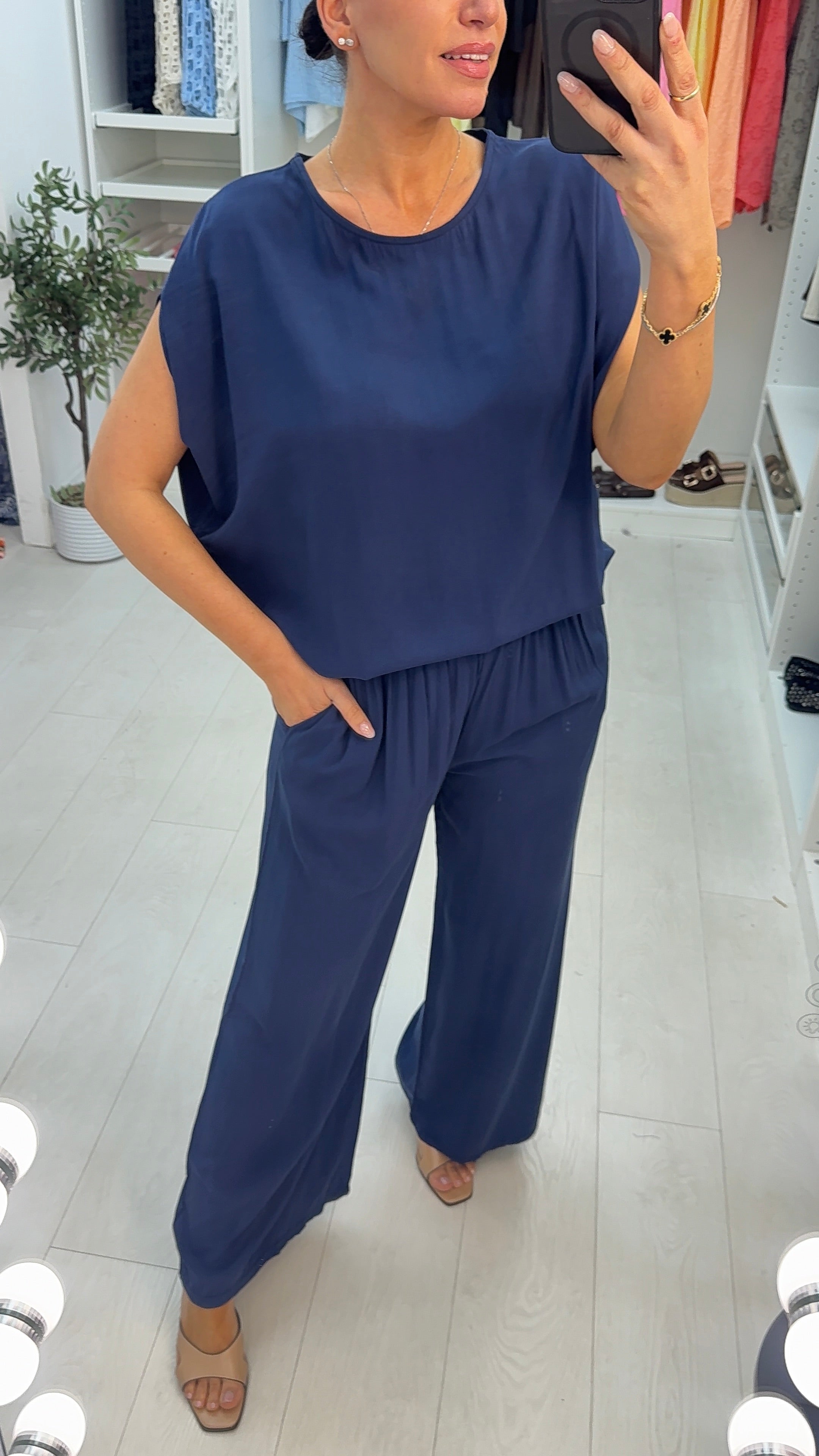 Kandice Plain Loose Fit Co-Ord Set