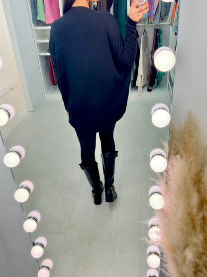 Jona Diamante & Pearl Heart Detailed Knitted Jumper