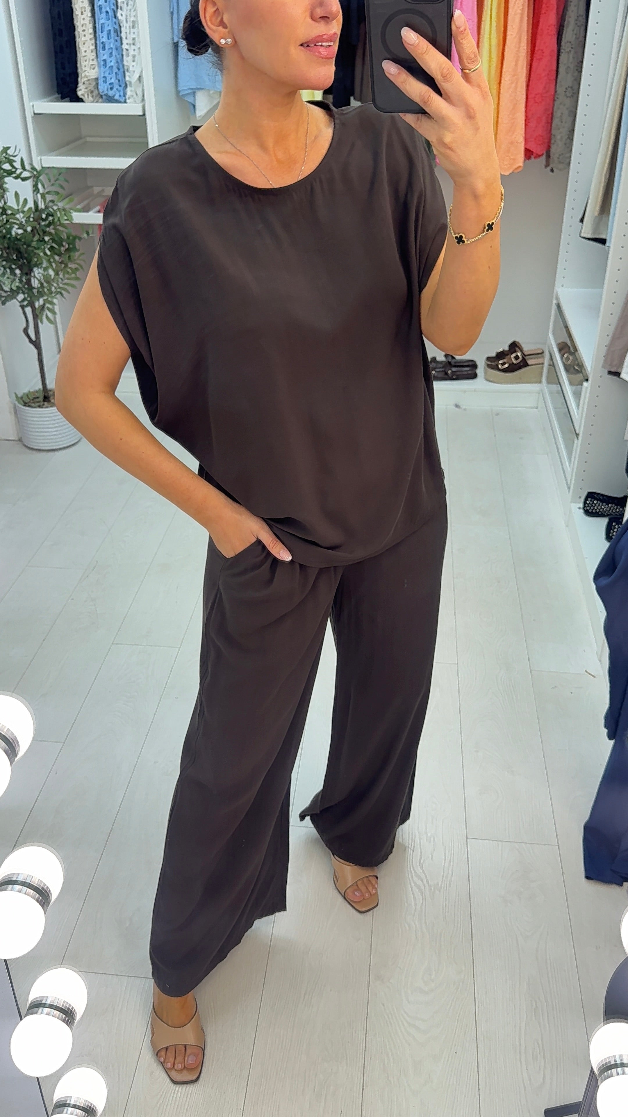 Kandice Plain Loose Fit Co-Ord Set