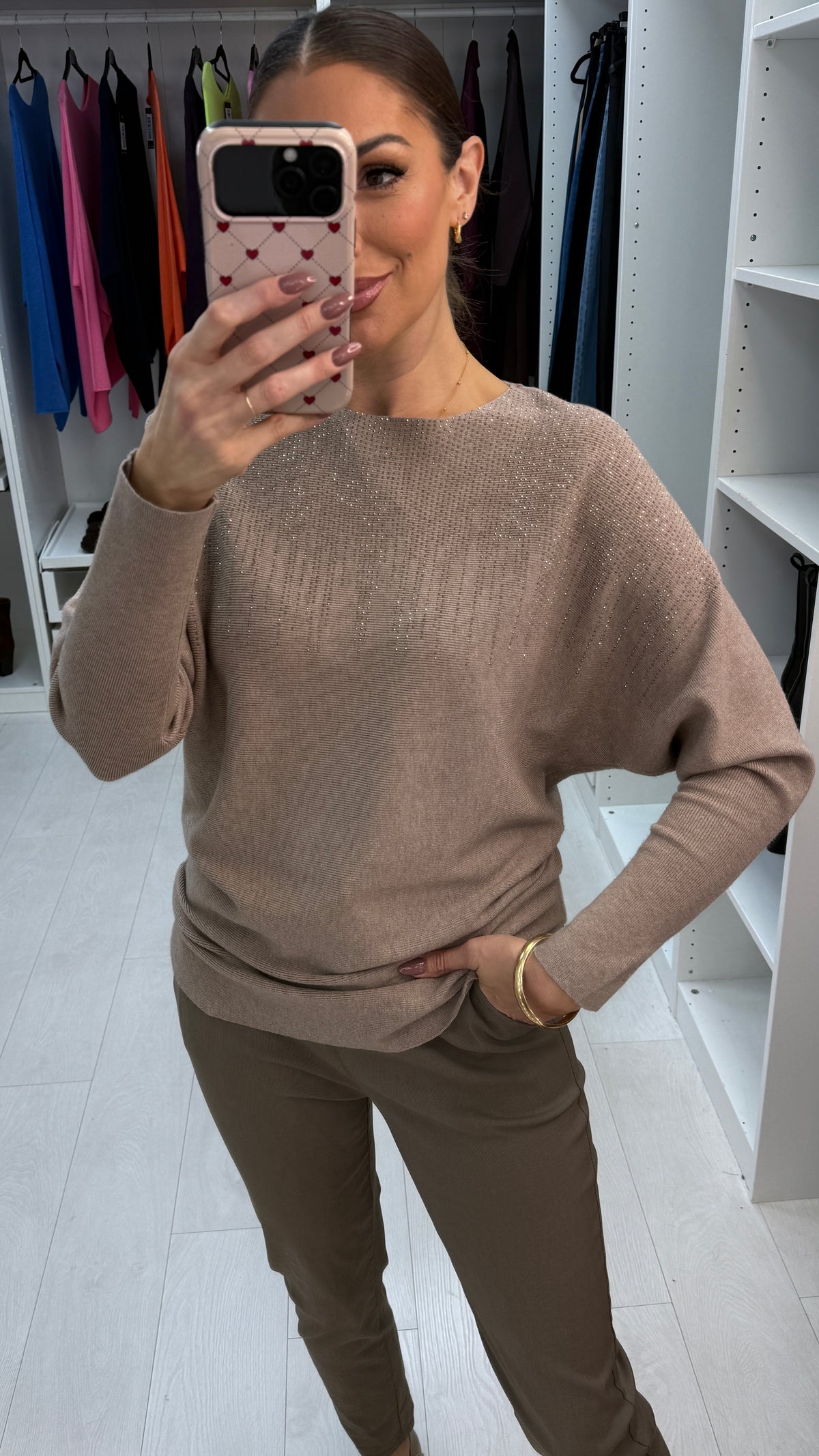 Ffion Embellished Knit Jumper