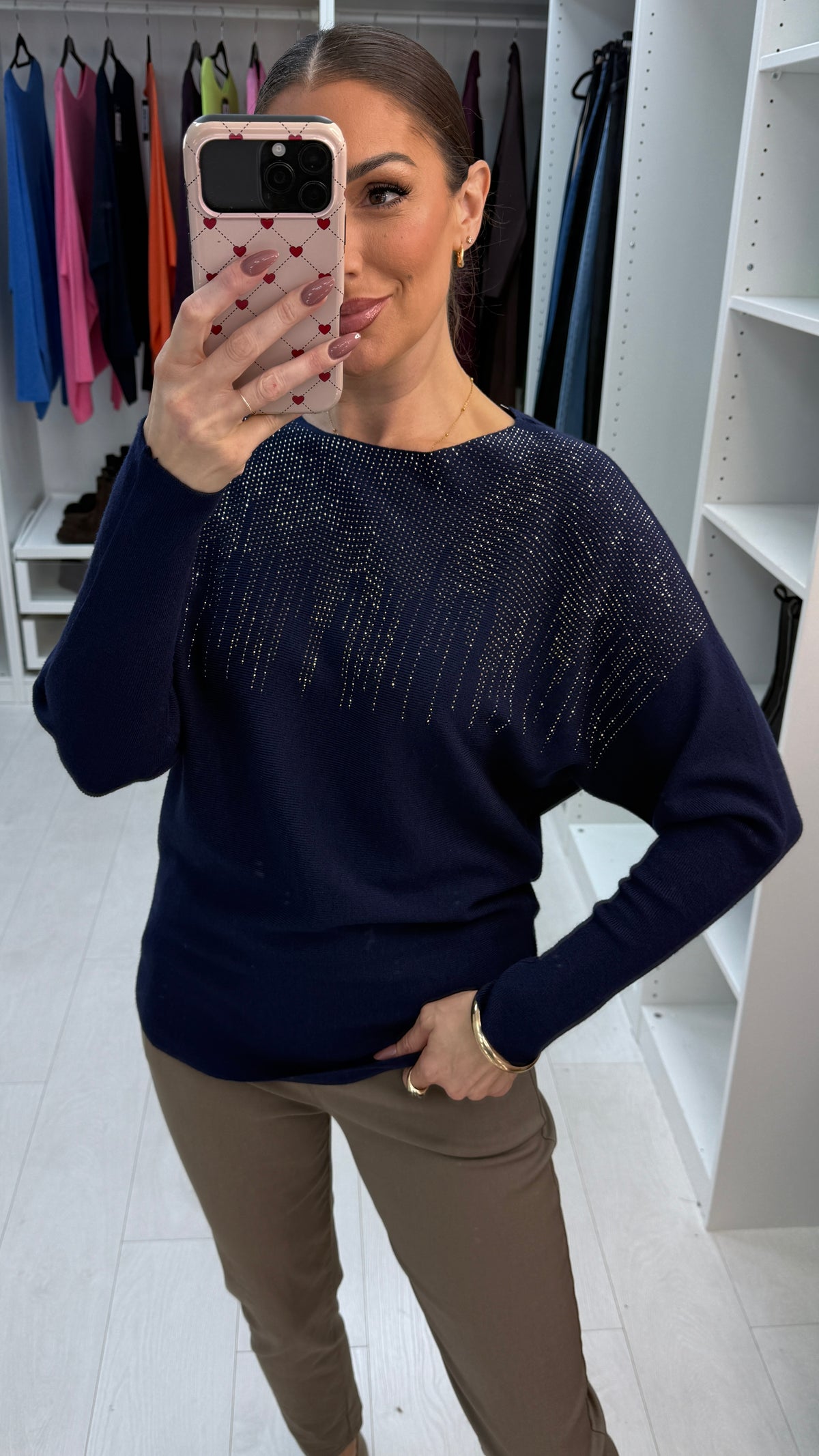 Ffion Embellished Knit Jumper