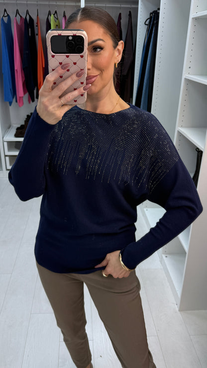 Ffion Embellished Knit Jumper