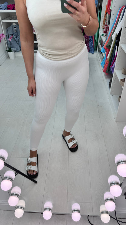 Ella Ribbed High Waist Leggings