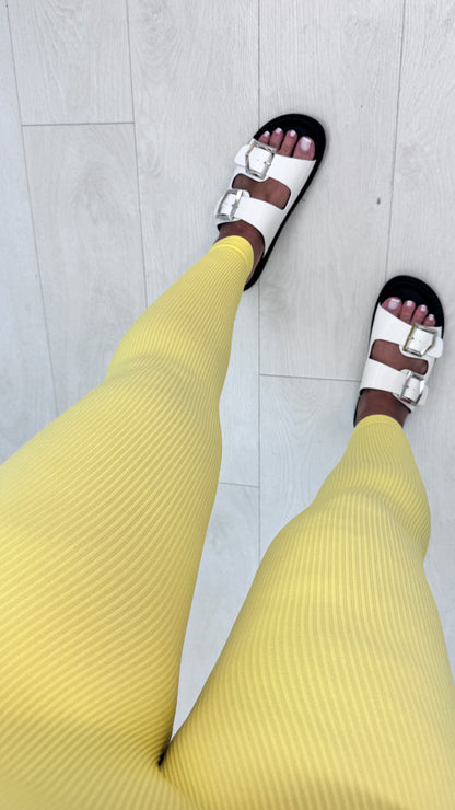 Ella Ribbed High Waist Leggings