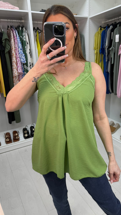 Leanne Lace Trim Cami