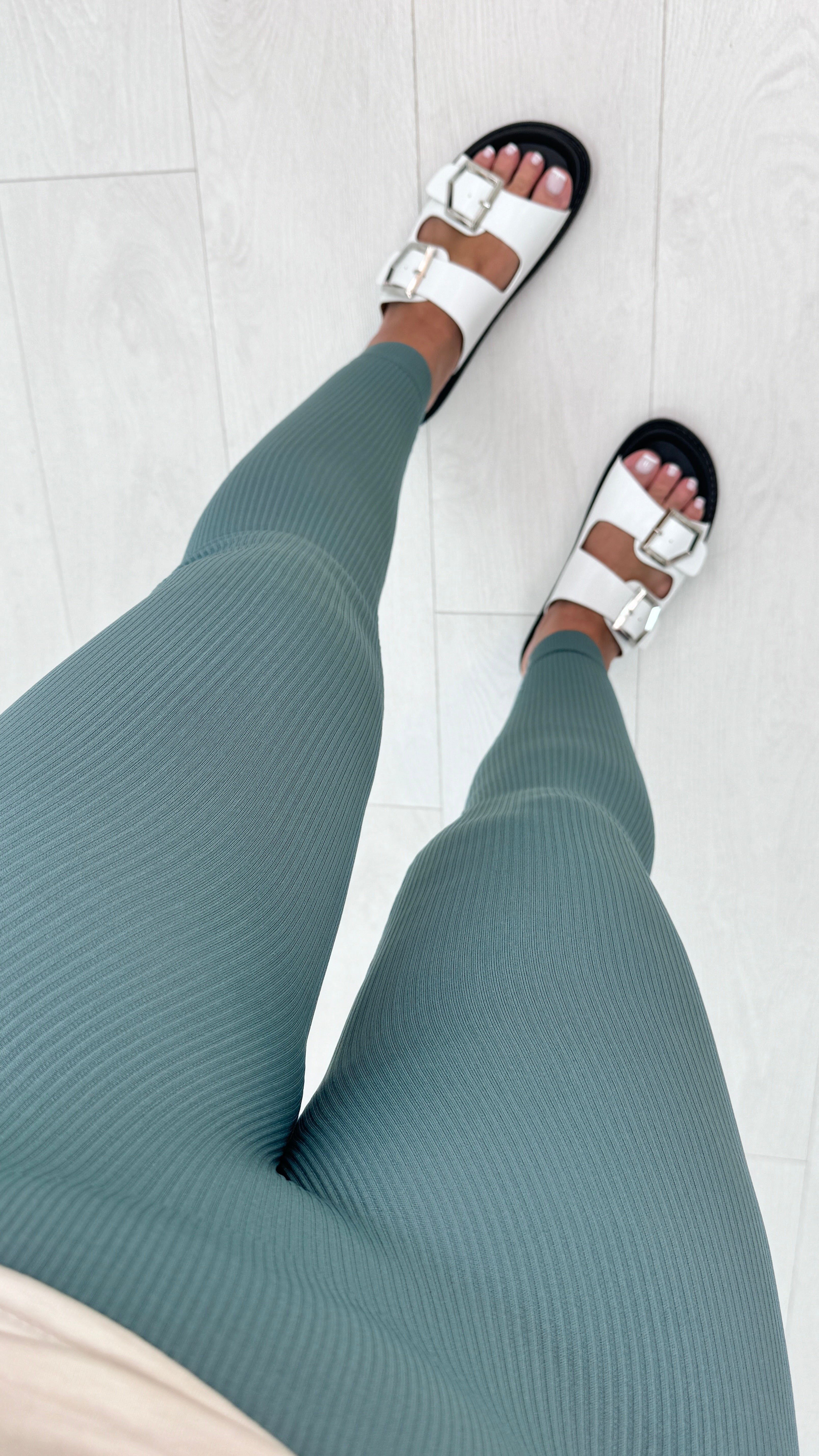Ella Ribbed High Waist Leggings