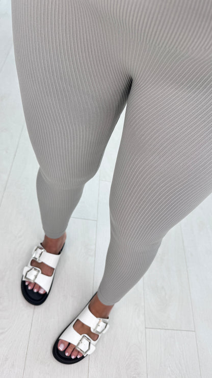 Ella Ribbed High Waist Leggings