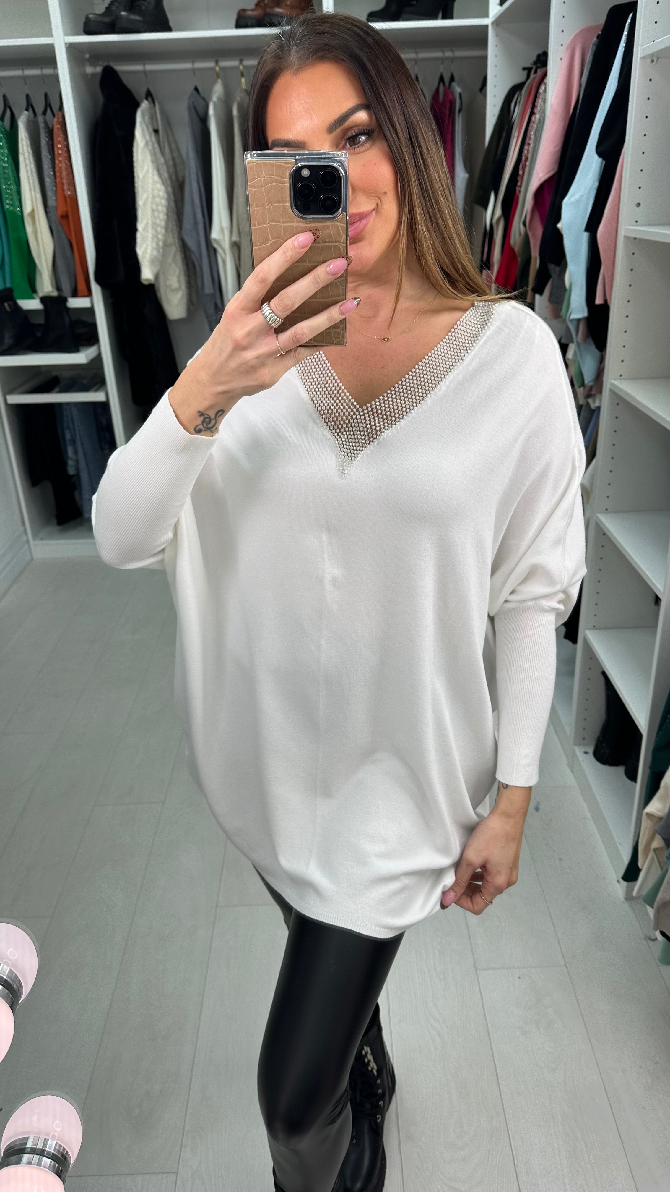 Gonzalo Diamante V Neck Supersoft Jumper