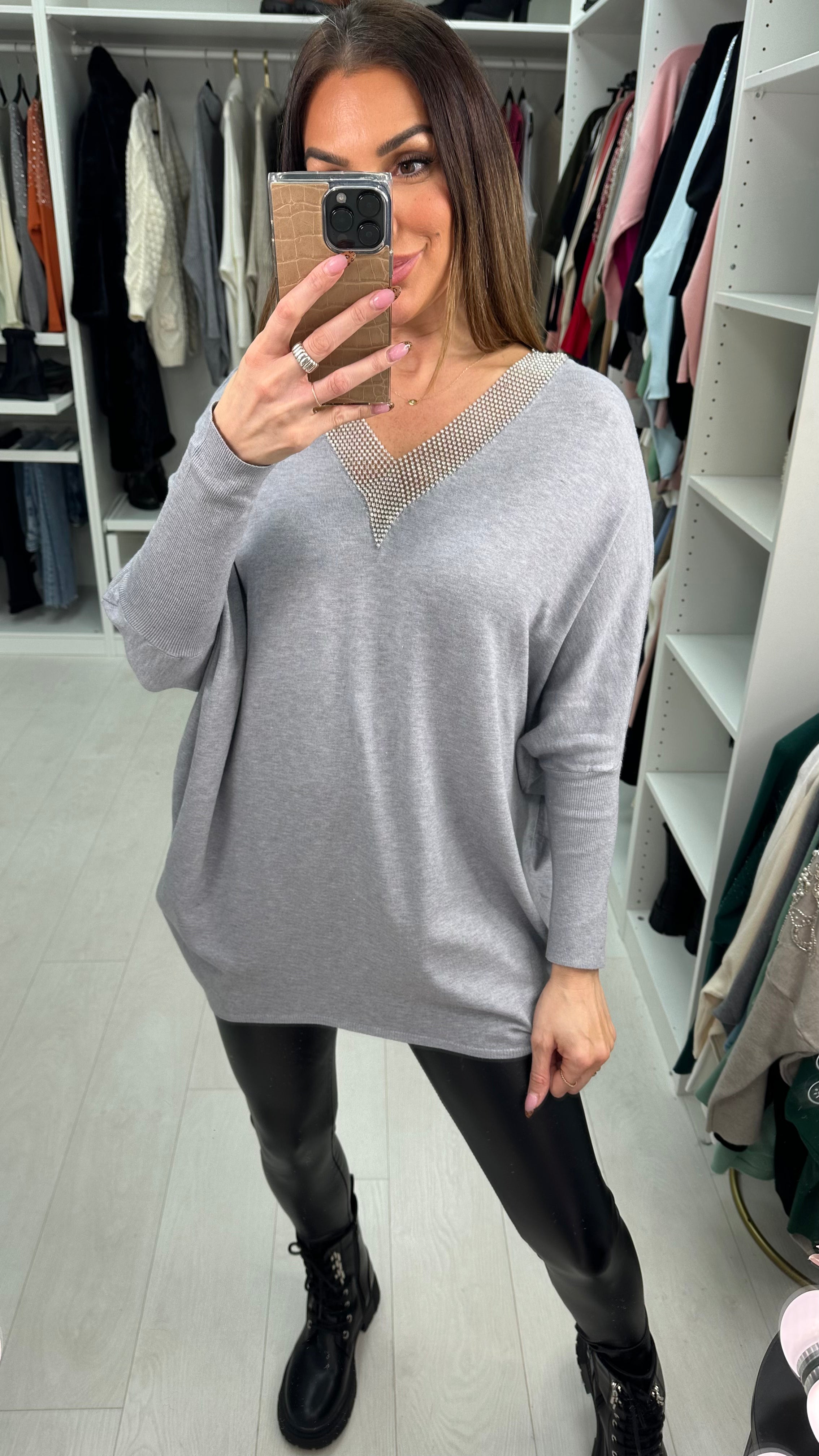 Gonzalo Diamante V Neck Supersoft Jumper