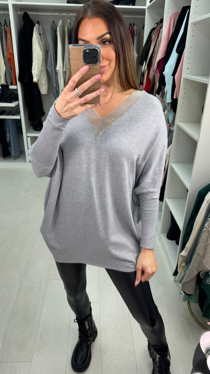 Gonzalo Diamante V Neck Supersoft Jumper