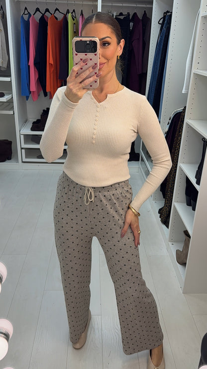 Carline Super Soft Polka Dot Joggers