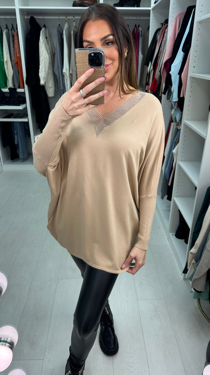 Gonzalo Diamante V Neck Supersoft Jumper