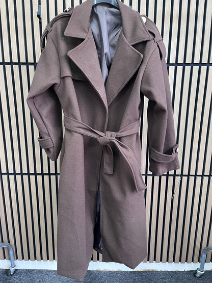 Izzie Belted Longline Coat