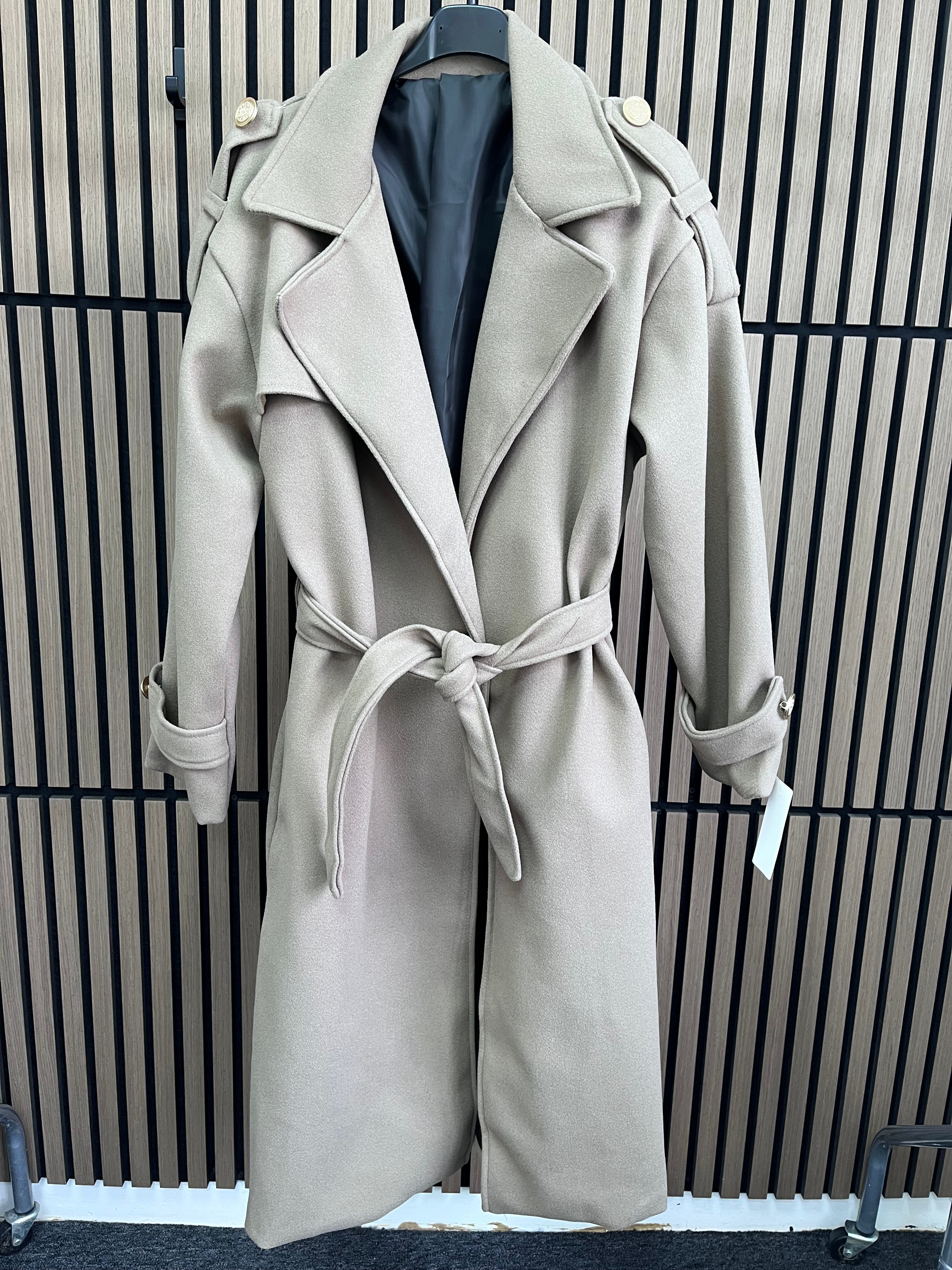 Izzie Belted Longline Coat