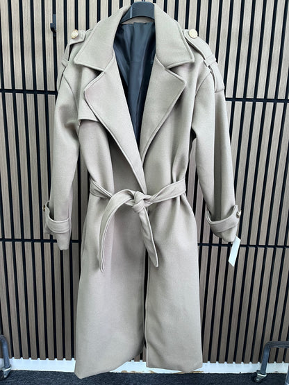 Izzie Belted Longline Coat