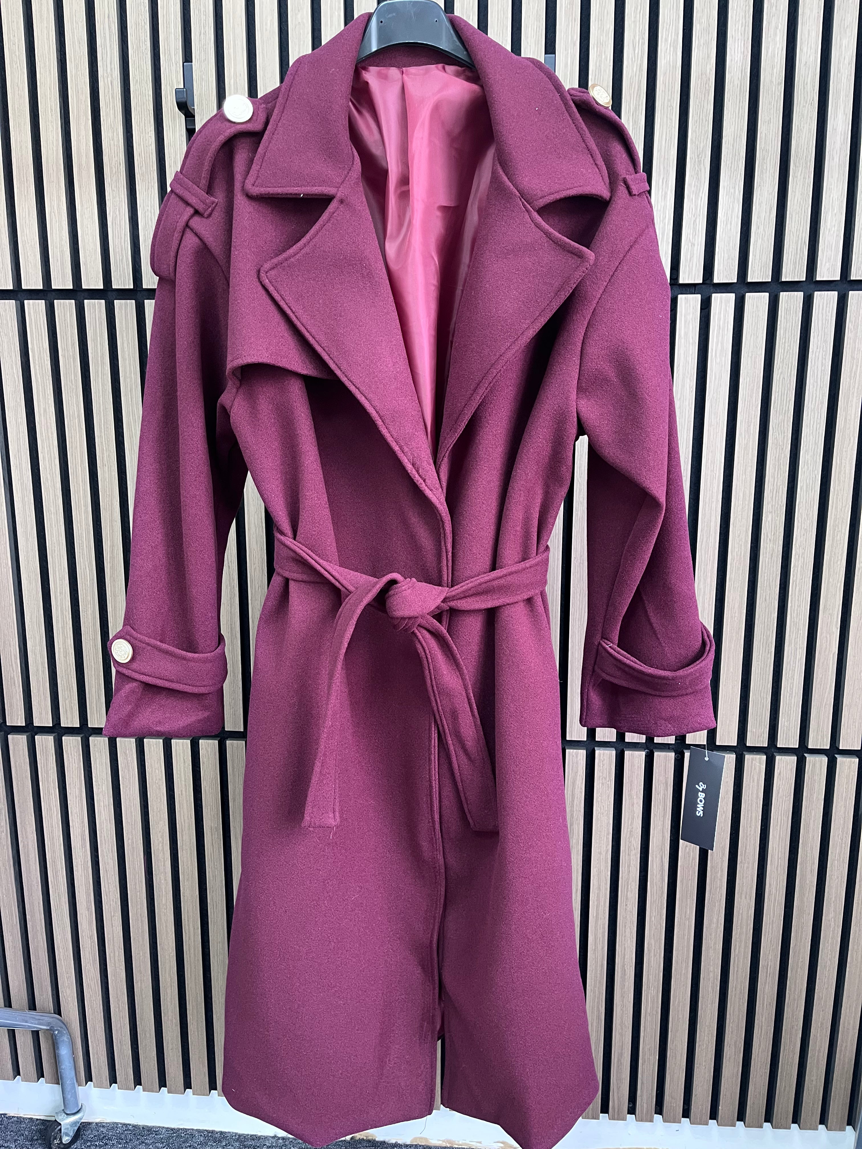 Izzie Belted Longline Coat