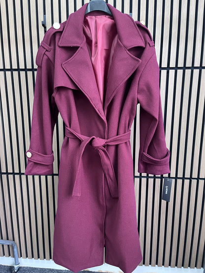Izzie Belted Longline Coat