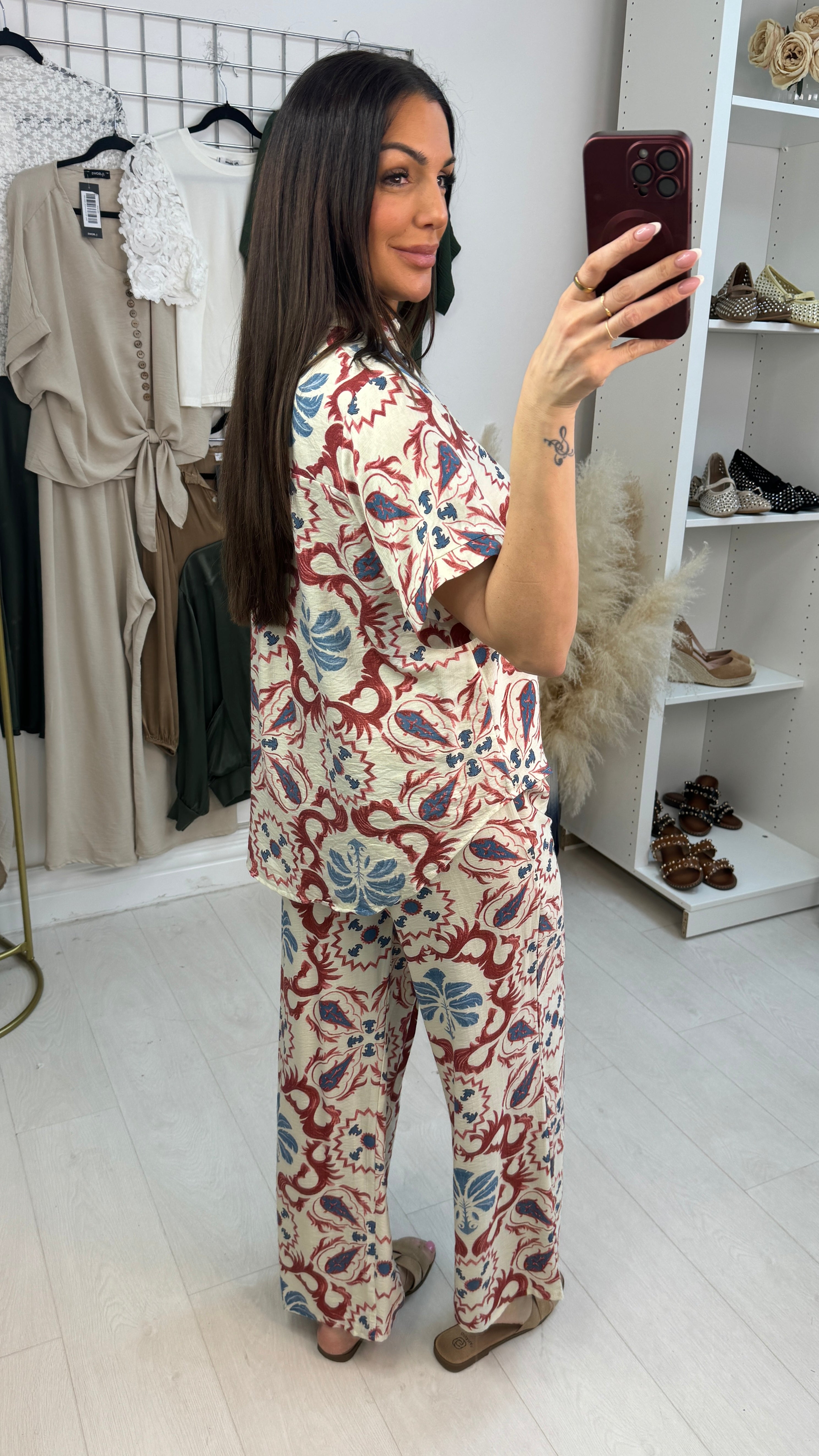 Raine Abstract Print Co-Ord Set