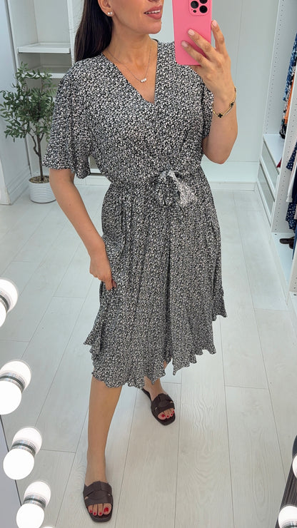 Idaho Ditsy Floral Frill Hem Dress