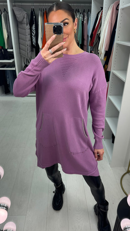Anise Pocket Front Detailed Jumper Dress