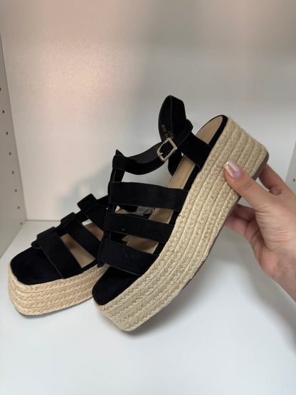 Emmy Gladiator Style Platform Mules