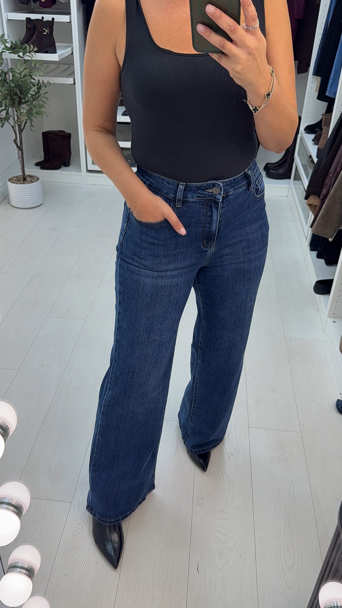 Oaklynn High Waisted Bootcut Jeans