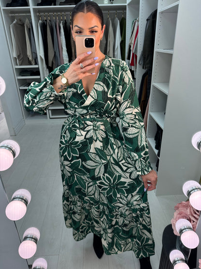 Sirius Bold Floral Print Dress