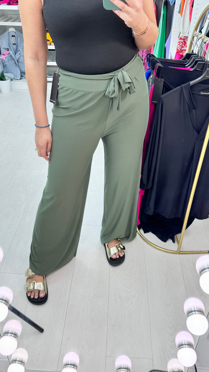 Wilma Plain Tie Waist Trousers