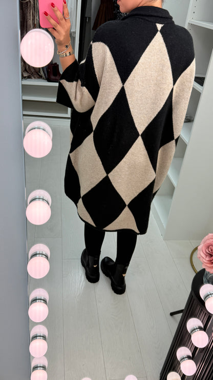 Laia Colour Block Super Soft Oversized Jumper