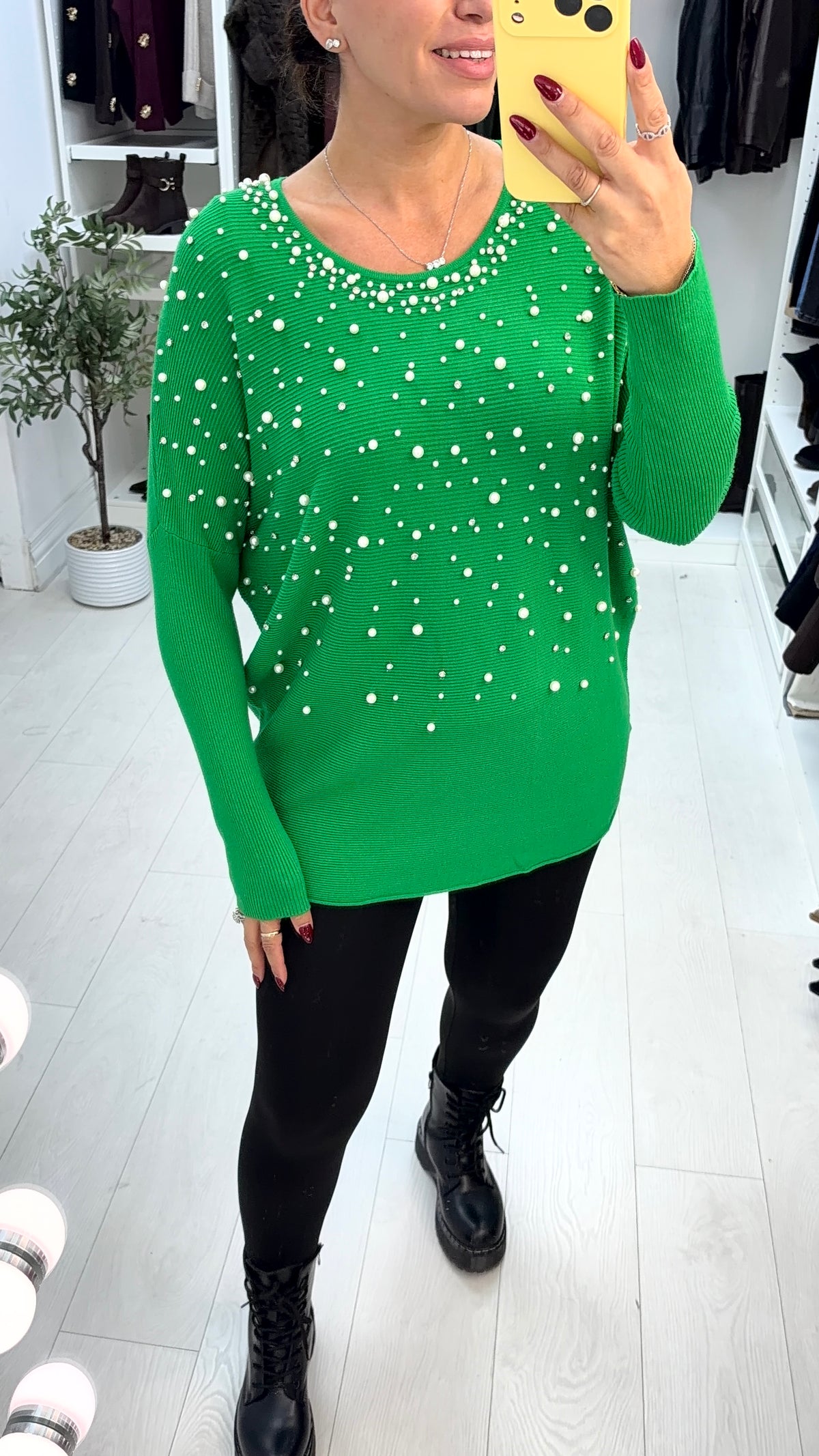 Hannah Pearl Embellished Jumper