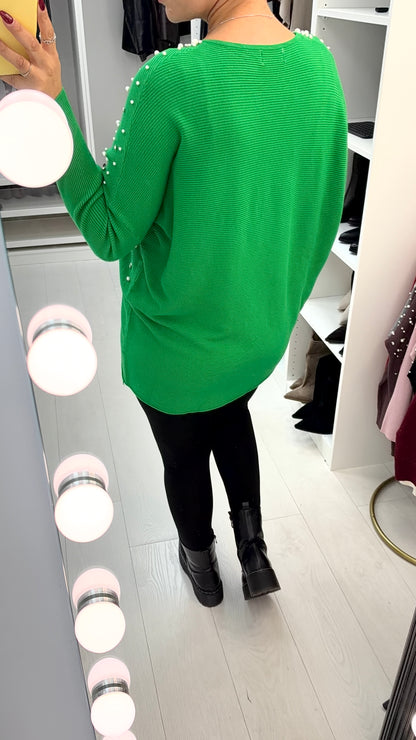 Hannah Pearl Embellished Jumper