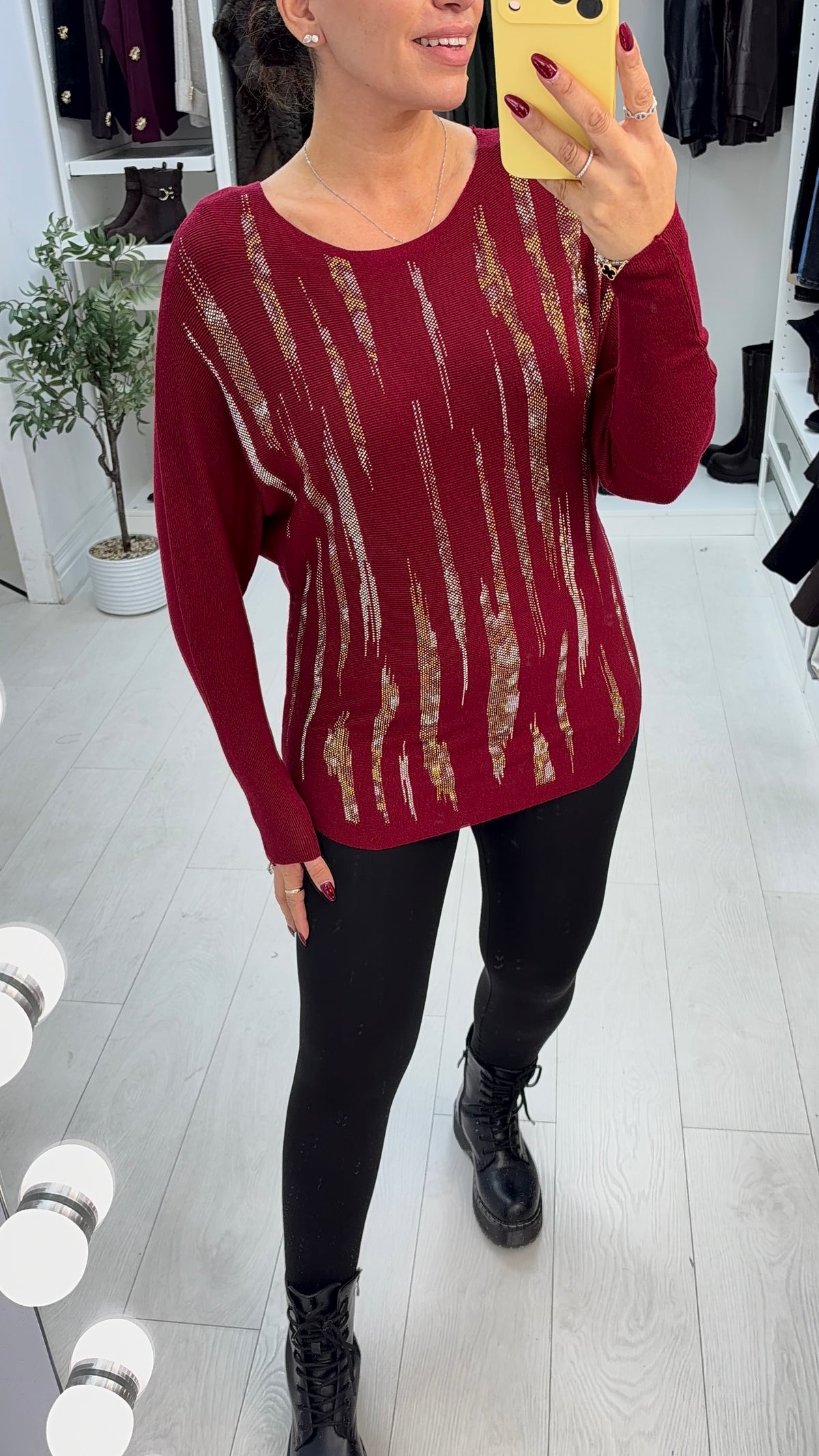 Dune Embellished Loose Fit Jumper