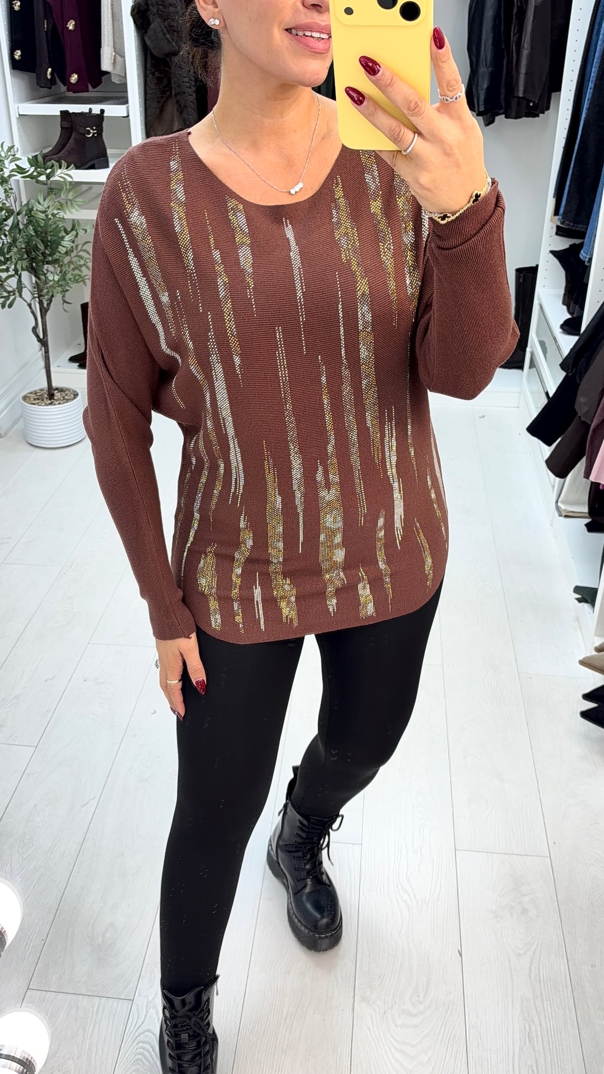 Dune Embellished Loose Fit Jumper
