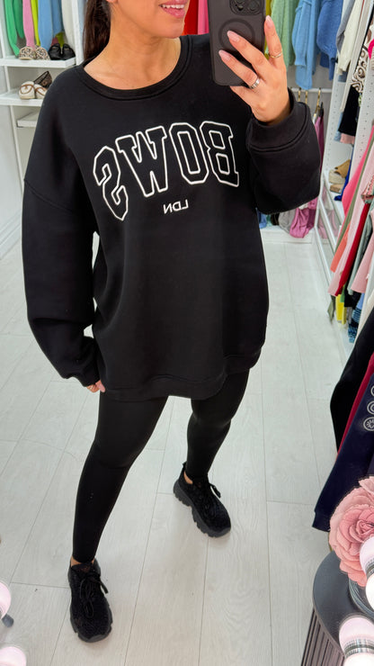 Bows LDN Sweatshirt Black