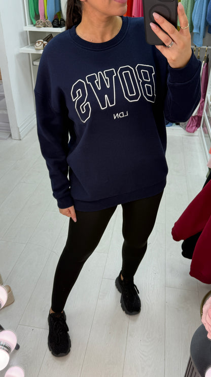 Bows LDN Sweatshirt Navy