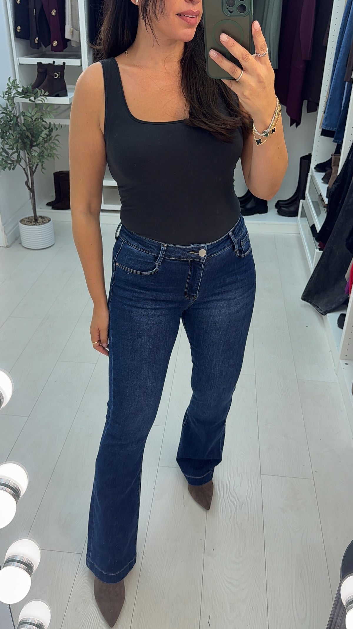 Oaklynn High Waisted Bootcut Jeans