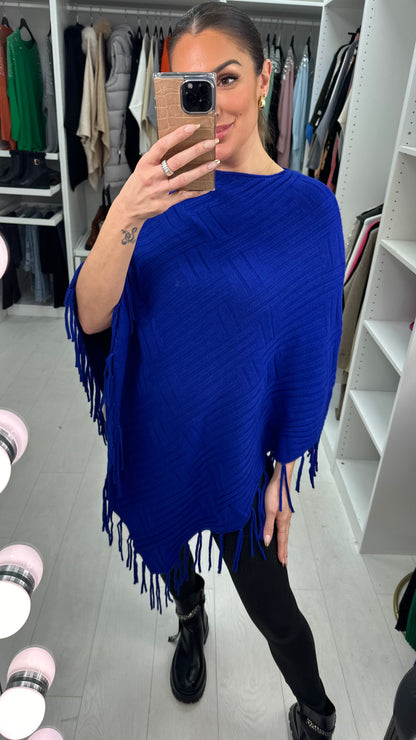 Colette Squared Tassel Poncho