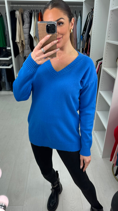 Kamal Super Soft Ribbed Detail Thin Knit Jumper