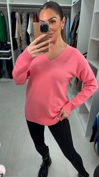 Kamal Super Soft Ribbed Detail Thin Knit Jumper