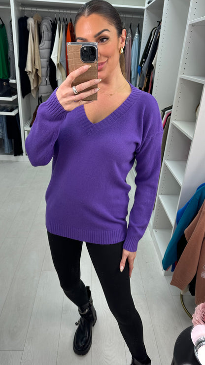 Kamal Super Soft Ribbed Detail Thin Knit Jumper