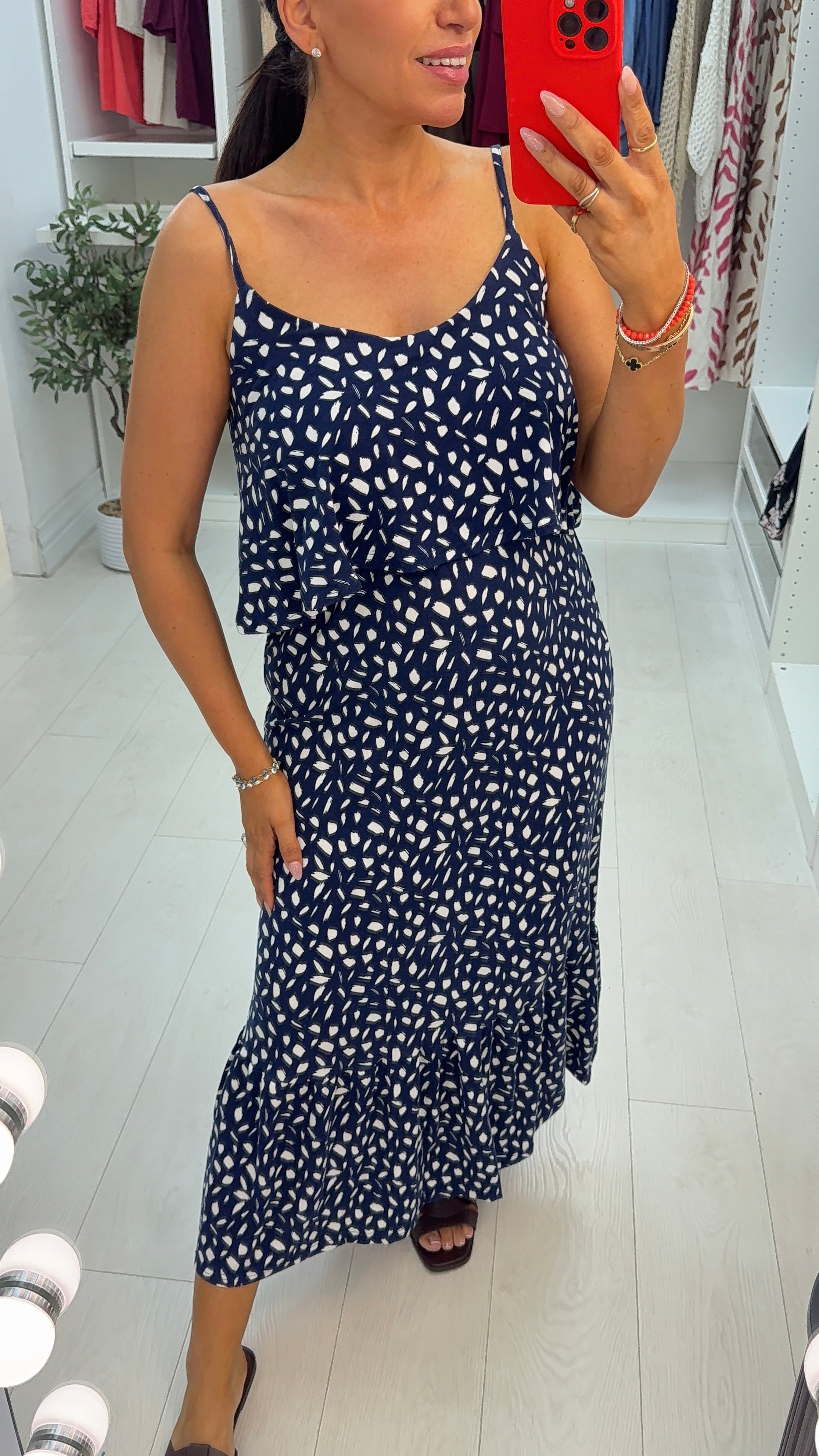 Loulla Strappy Loose Fit Maxi Dress
