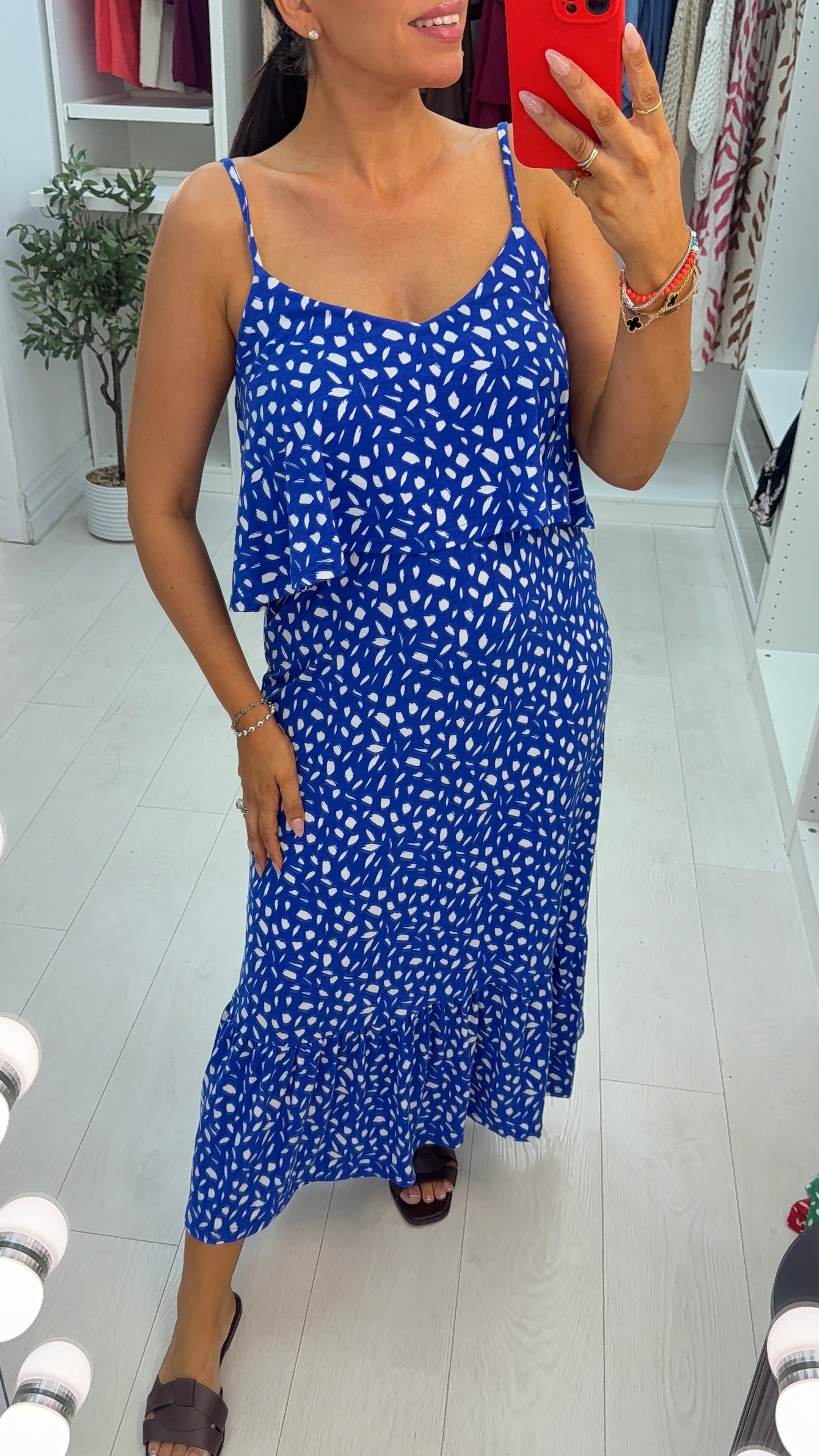 Loulla Strappy Loose Fit Maxi Dress