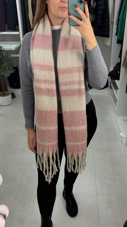Manda Colour Block Chunky Scarf