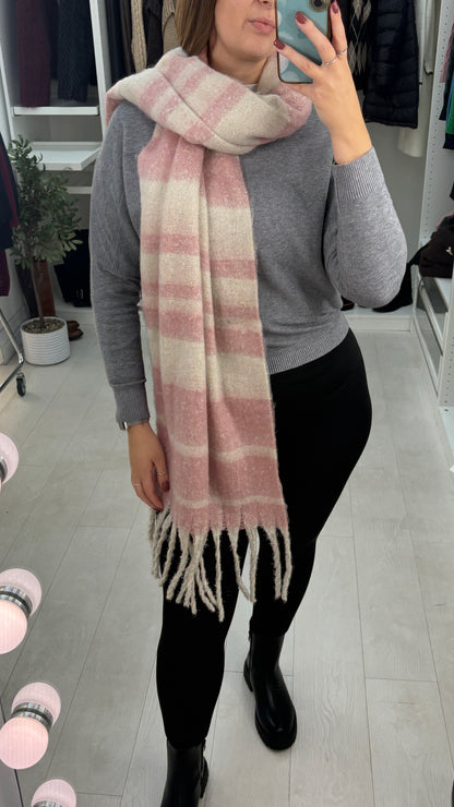 Manda Colour Block Chunky Scarf